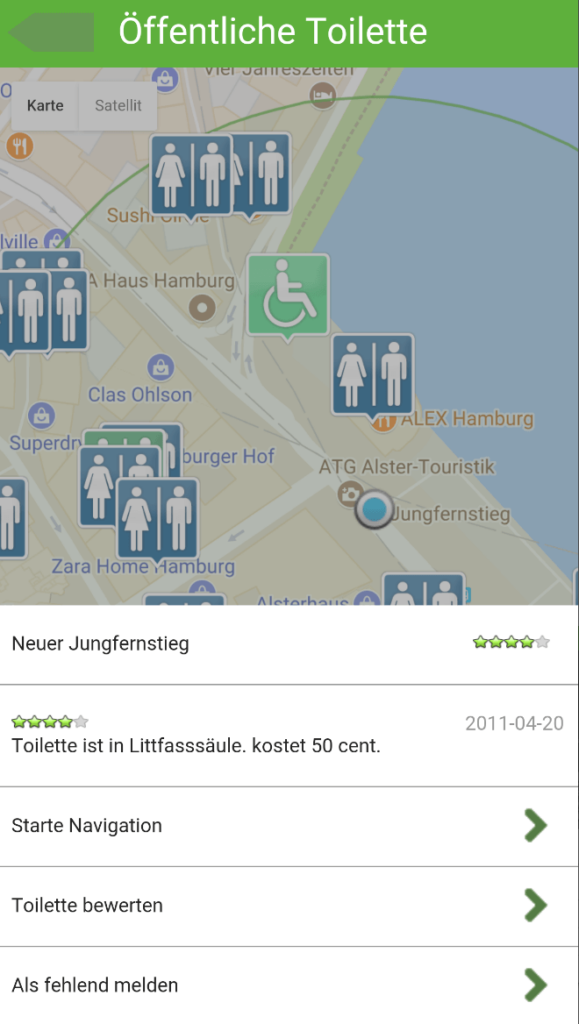 toiletten scout toiletten anzeigen lassen