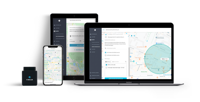 vimcar app auf allen geräten