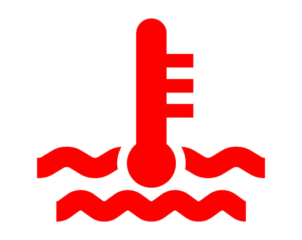 kuehlmittel temperatur auto kontrollleuchte