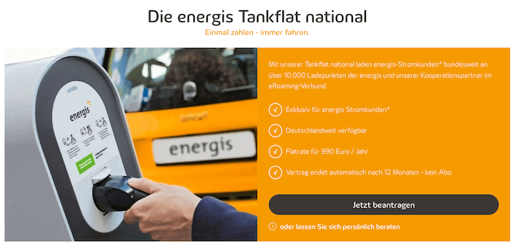 lade flatrate anbieter energis