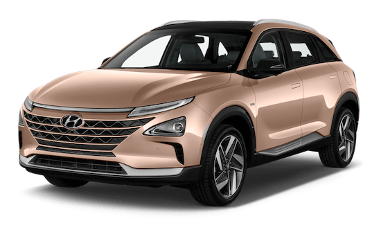 wasserstoffauto hyundai nexo in rosegold