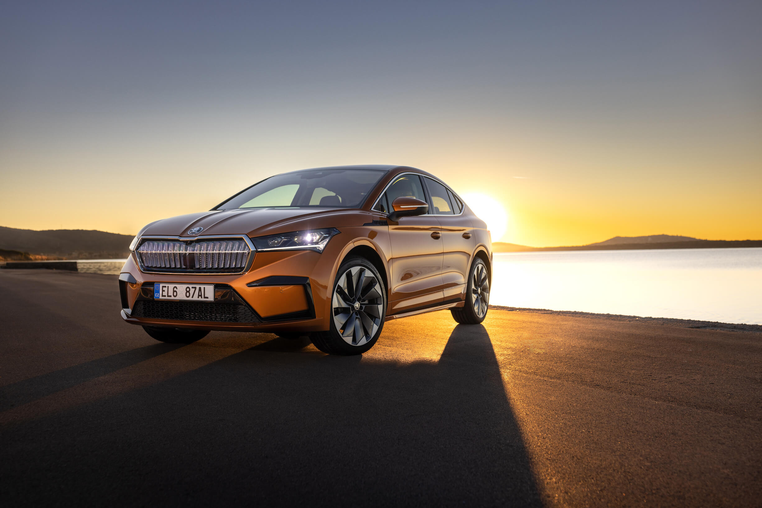 skoda enyaq coupe test