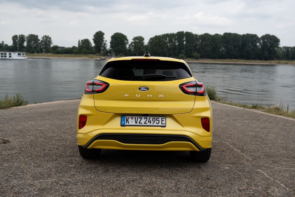 ford puma elektro heckansicht