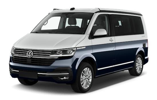 VW T6 California Frontansicht in Weiss
