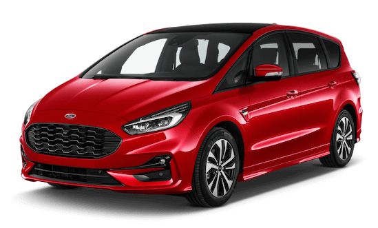 Ford S-MAX Frontansicht in Rot