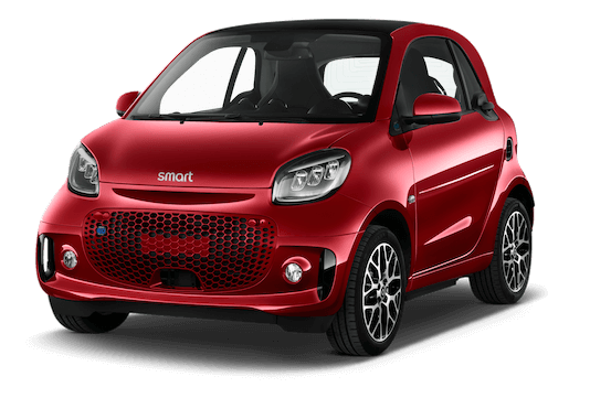 Smart EQ fortwo Frontansicht in Rot
