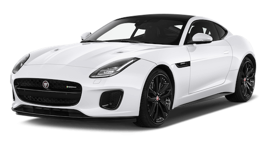 Jaguar F-Type Frontansicht in Weiss