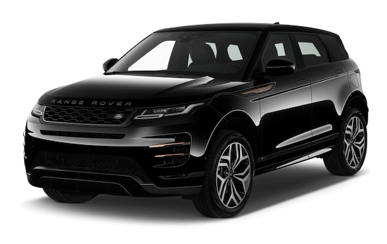 Land Rover Range Rover Evoque Frontansicht in Schwarz