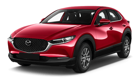 Mazda CX-30 Frontansicht in Rot