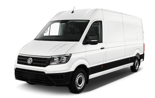VW Crafter Frontansicht in Weiss