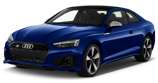Audi S5 Frontansicht in Blau