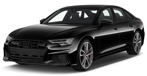 Audi S6 Frontansicht in Schwarz 