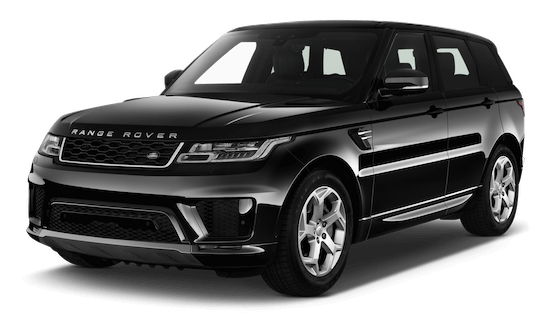 Land Rover Range Rover Sport Frontansicht in Schwarz