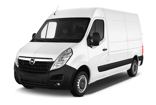 Opel Movano Frontansicht in Weiss