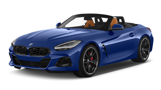 bmw z4 front in blau