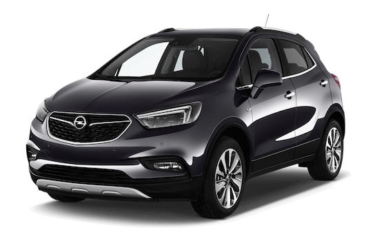 opel mokka x frontansicht in dunkelgrau