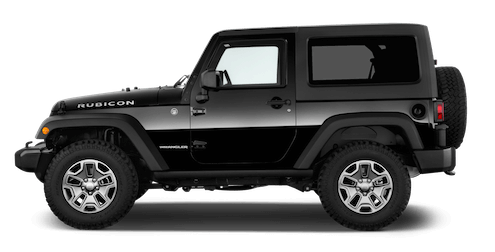 jeep wrangler seitenansicht