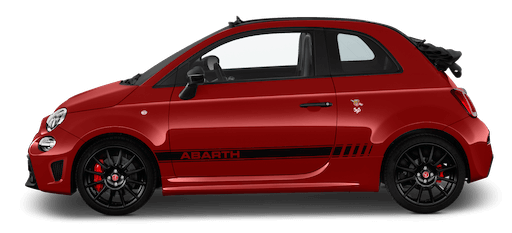 abarth 595 seitenansicht