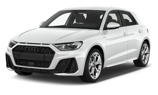 audi a1 frontansicht in weiss