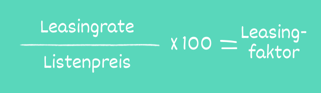 Formel Leasingfaktor